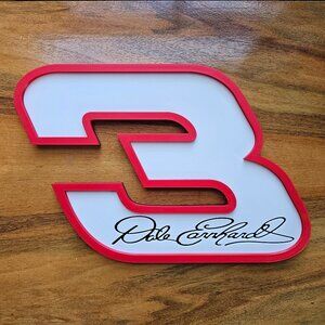3 Dale Earnhardt 3D Printed Sign